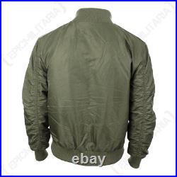 US Tactical Flight Jacket Olive Drab Men's Coat American Military All Sizes