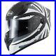 Vcan V128 Dual Visor Full Face Motorcycle Motorbike Helmet Black Union Jack