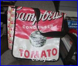 Vintage, Andy Warhol, Tomato Soup, Large Carry-all Bag, Loop, Nyc, With Label Wow