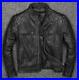Vintage Distressed Black Men Genuine Biker's Cow Hide Leather Jacket
