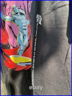 Vintage Marvel Silver Surfer All Over Print Shirt-Sz Large