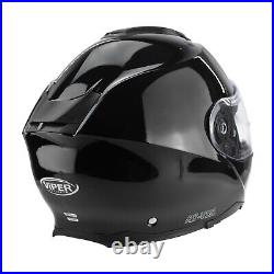 Viper Rs-v191 Blinc Bluetooth Flip Front Modular Motorcycle Helmet Gloss Black