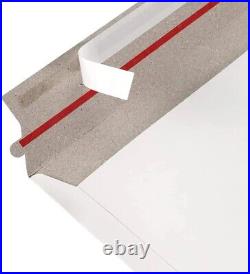 WHITE All Board Envelopes Cardboard Large Capacity Expandable Parcel Envelope