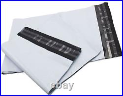 WHITE Mailing Mail Bags Strong Packaging Postal Polythene Plastic UK ALL SIZES