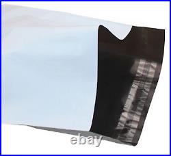 WHITE Mailing Mail Bags Strong Packaging Postal Polythene Plastic UK ALL SIZES