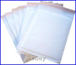 White Padded Bubble Envelopes Bags Postal Wrap Various Quantites All Sizes