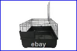 XL Extra Large Indoor Rabbit Cage 140cm Black Bunny Animal Pet Guinea Pig NEW