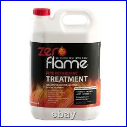 Zeroflame Fire Retardant Treatment For All Indoor Woods Clear 5L